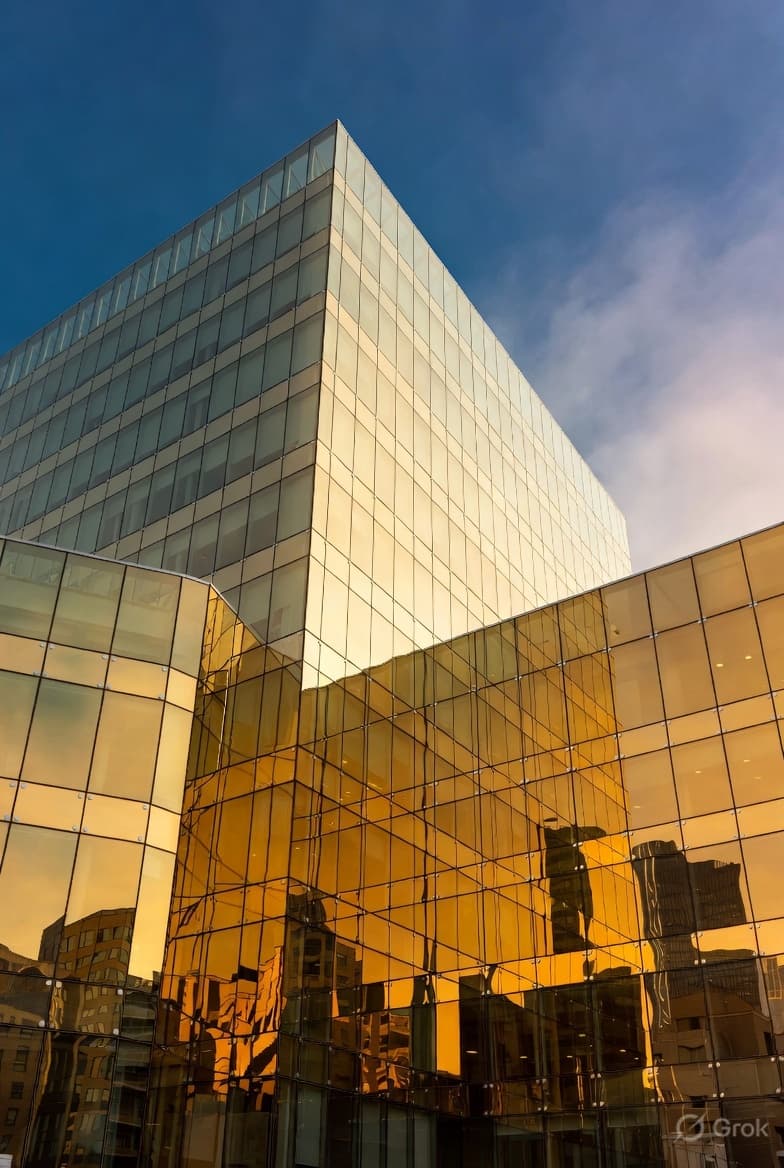 Institutional building representing prestige